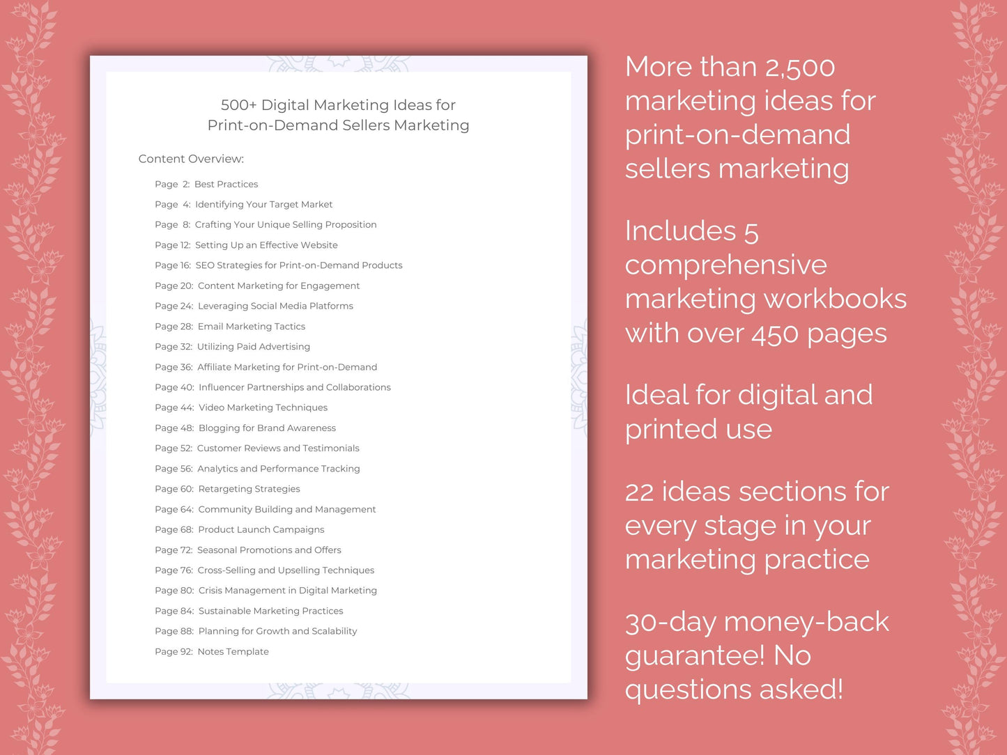 Print-on-Demand Sellers Marketing Templates