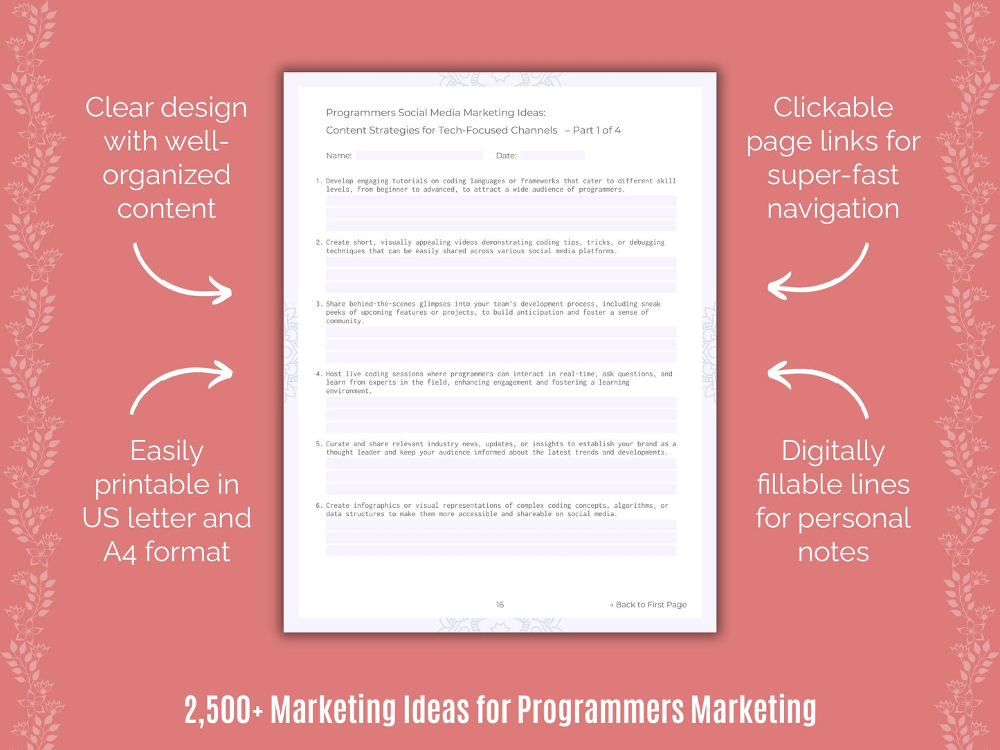 Programmers Marketing Cheat Sheets