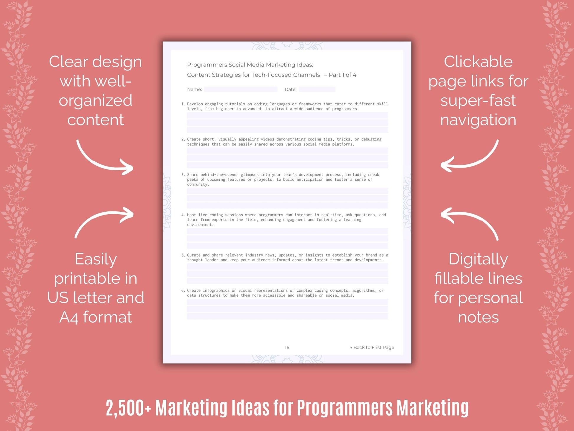 Programmers Marketing Cheat Sheets