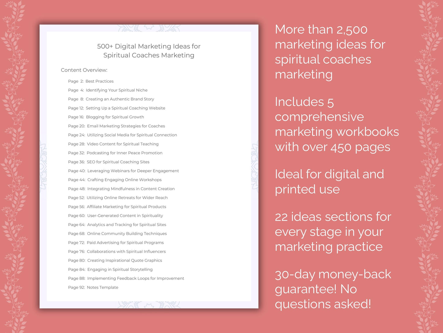 Spiritual Coaches Marketing Templates