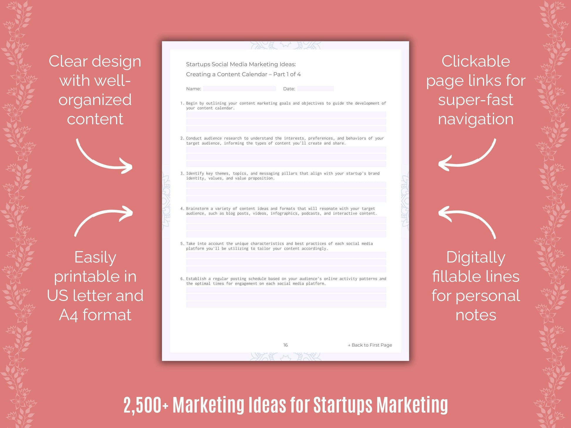 Startups Marketing Cheat Sheets