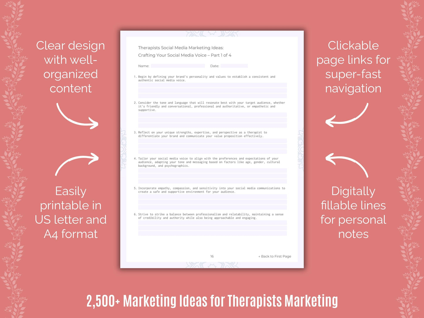 Therapists Marketing Cheat Sheets