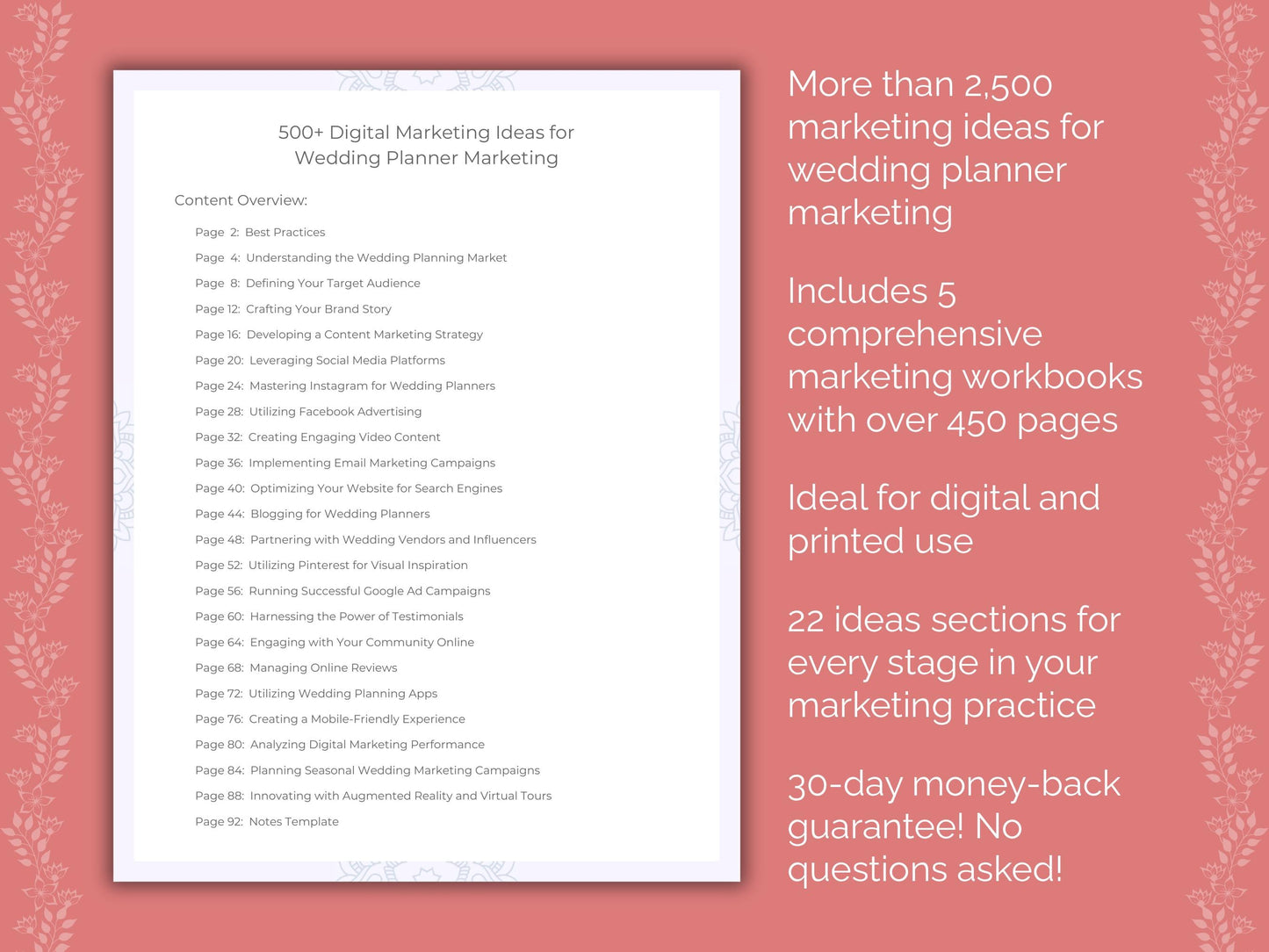 Wedding Planner Marketing Templates