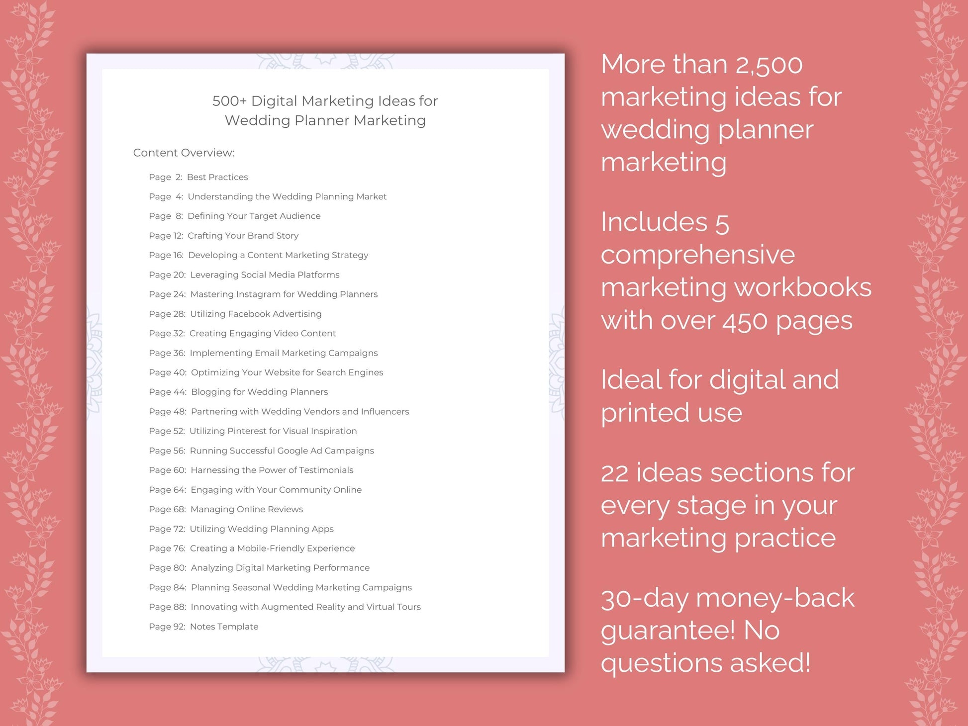 Wedding Planner Marketing Templates