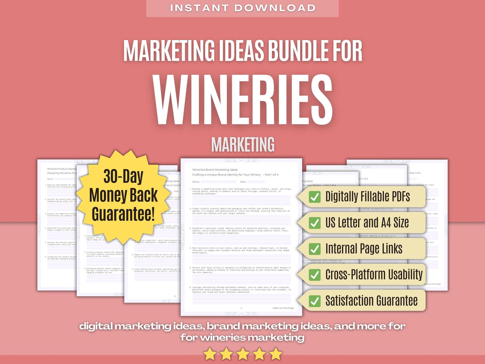 Wineries Marketing Workbooks