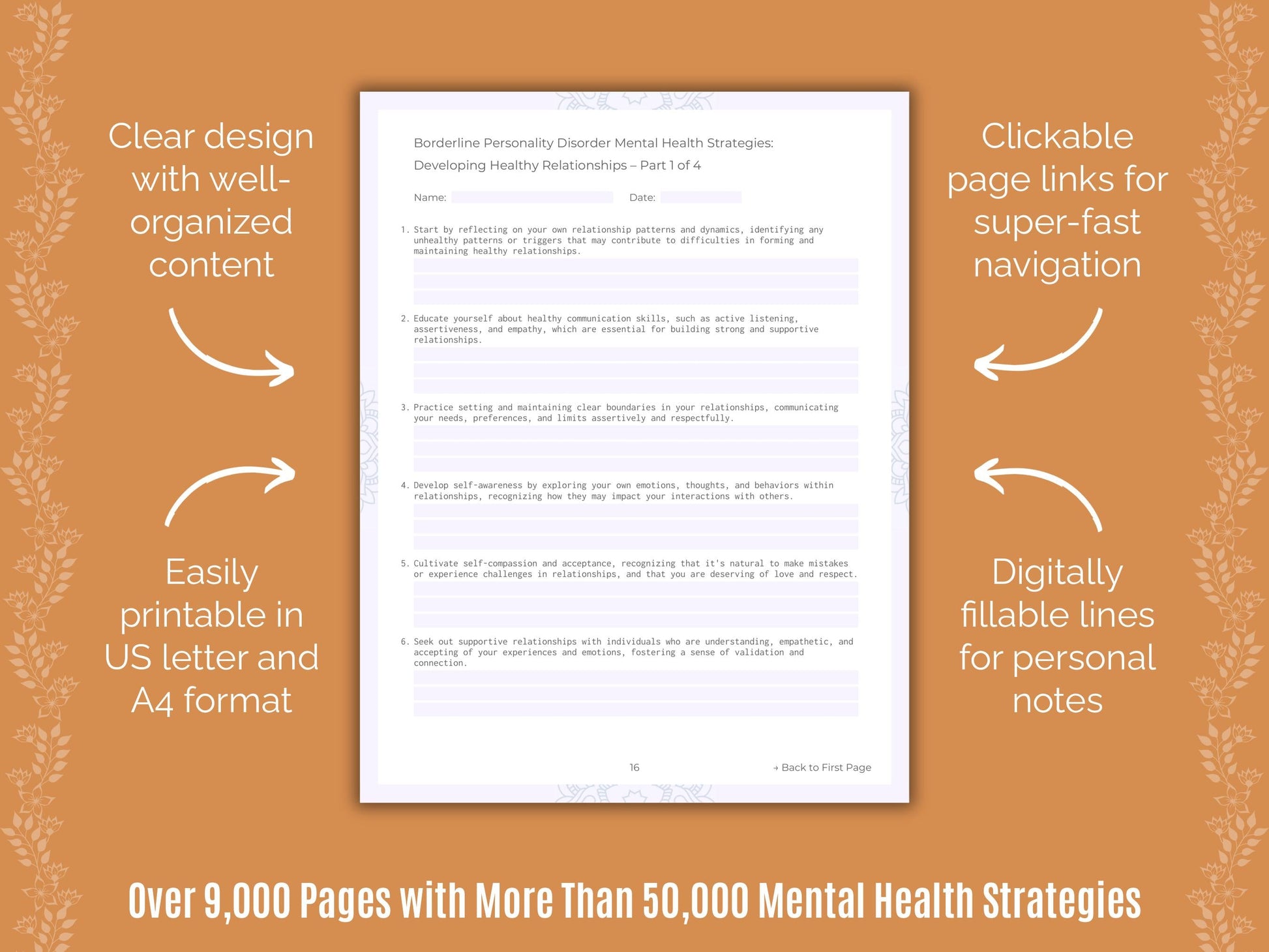 Mental Health Strategies Psychologist Resources