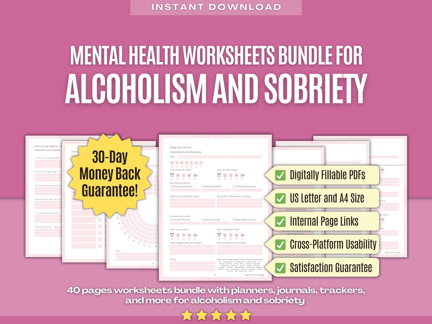 Mental Health Psychology Workbooks