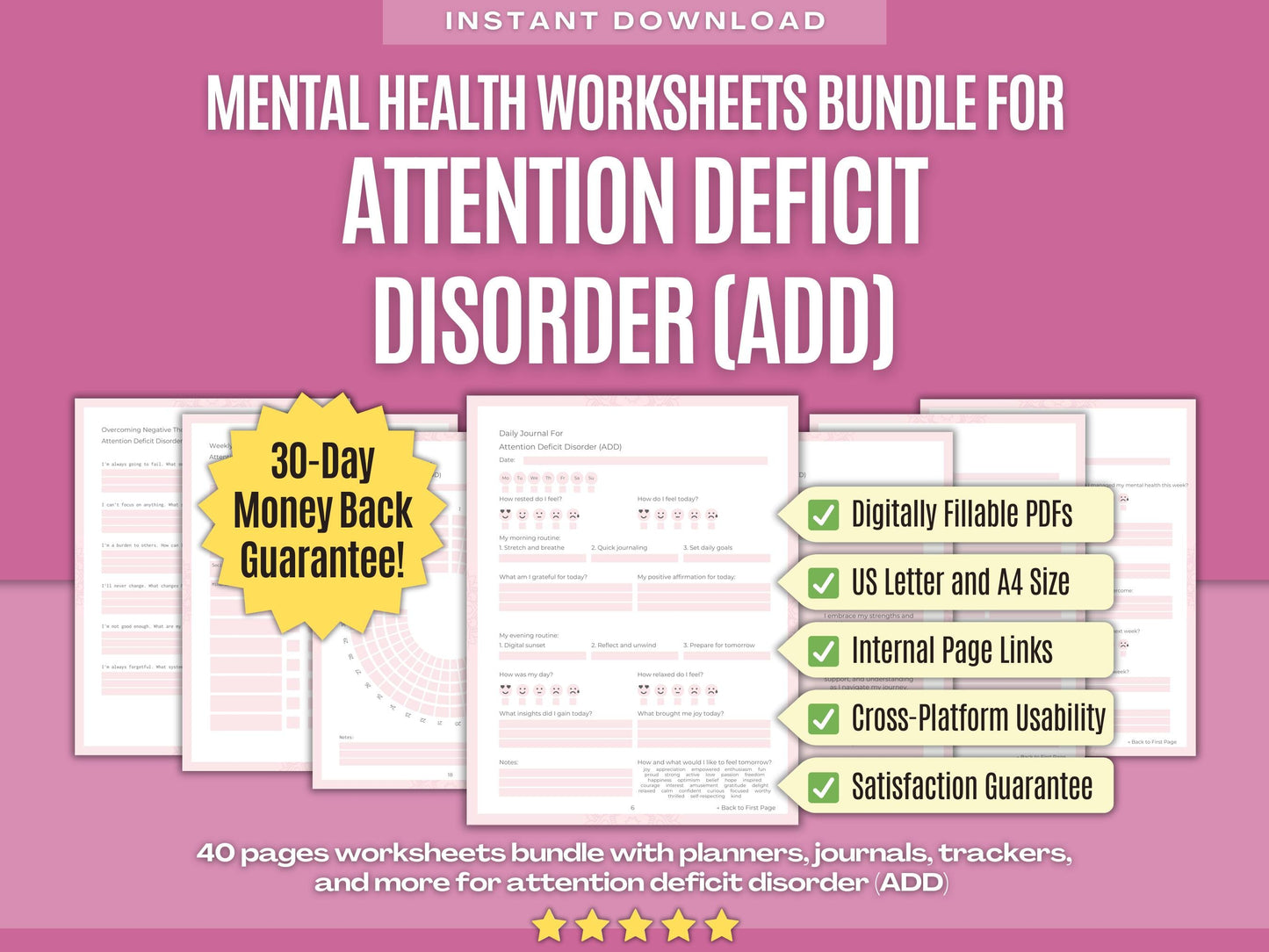 Mental Health Psychology Workbooks