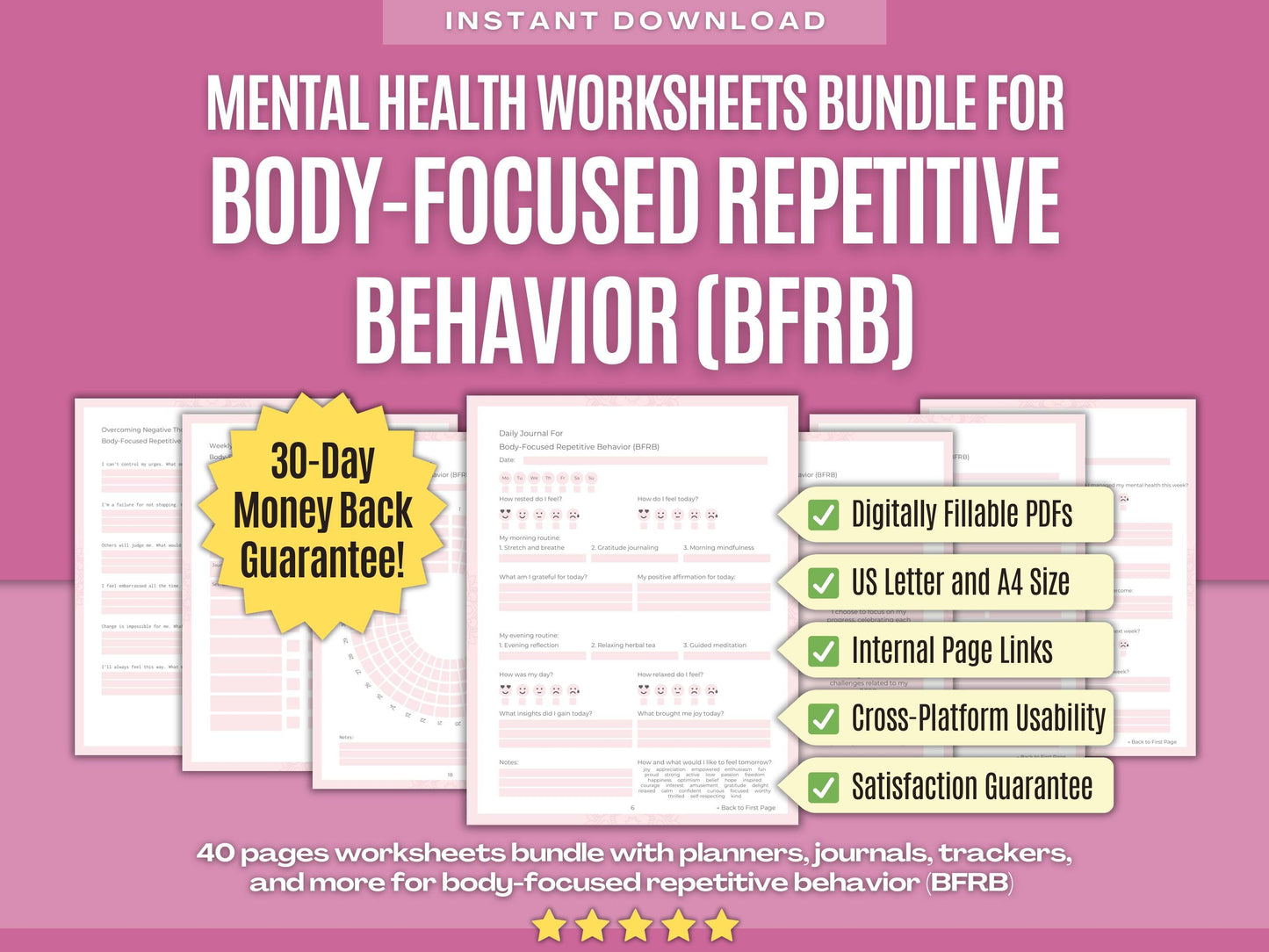 Mental Health Psychology Workbooks