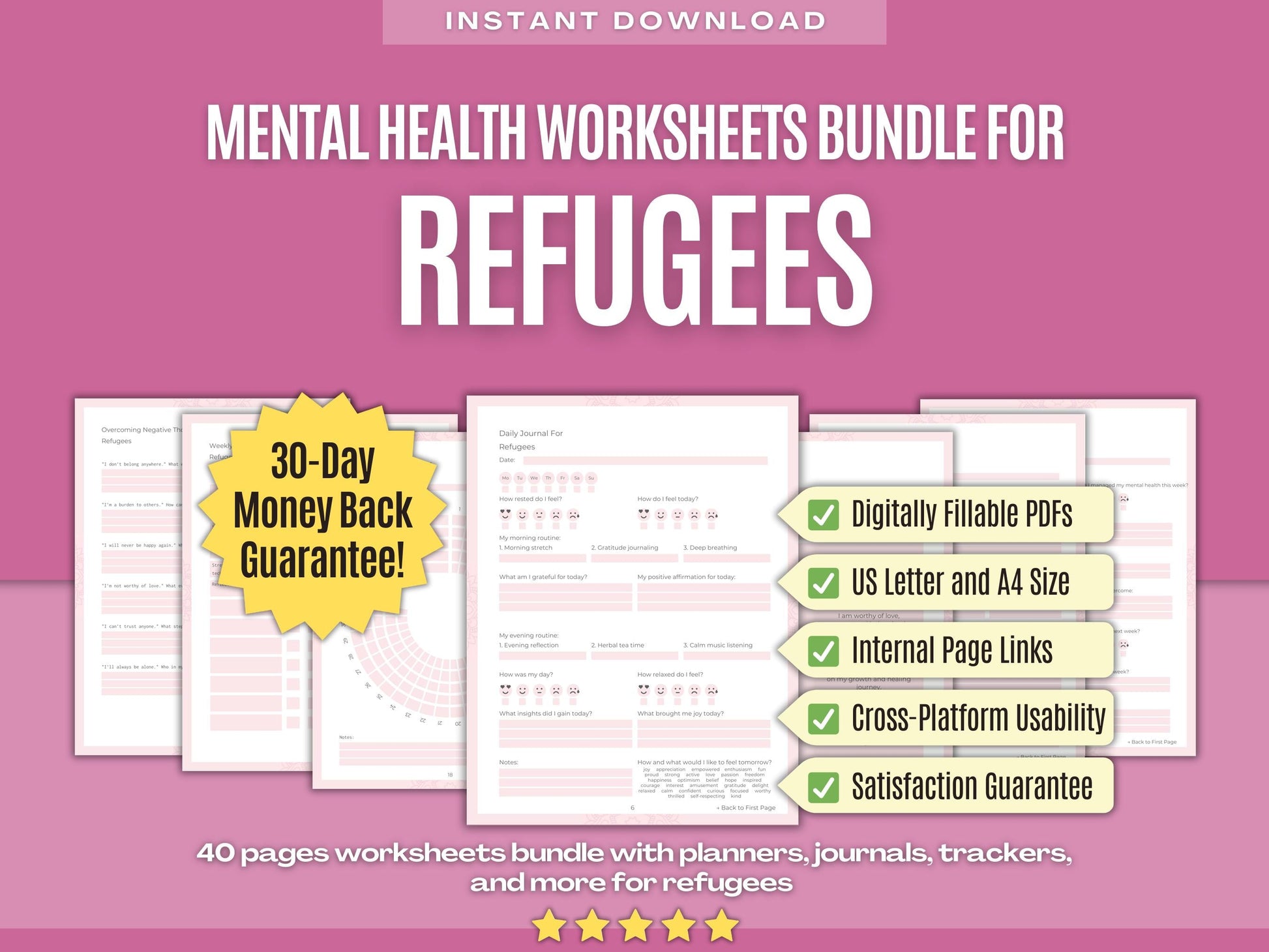 Mental Health Psychology Workbooks