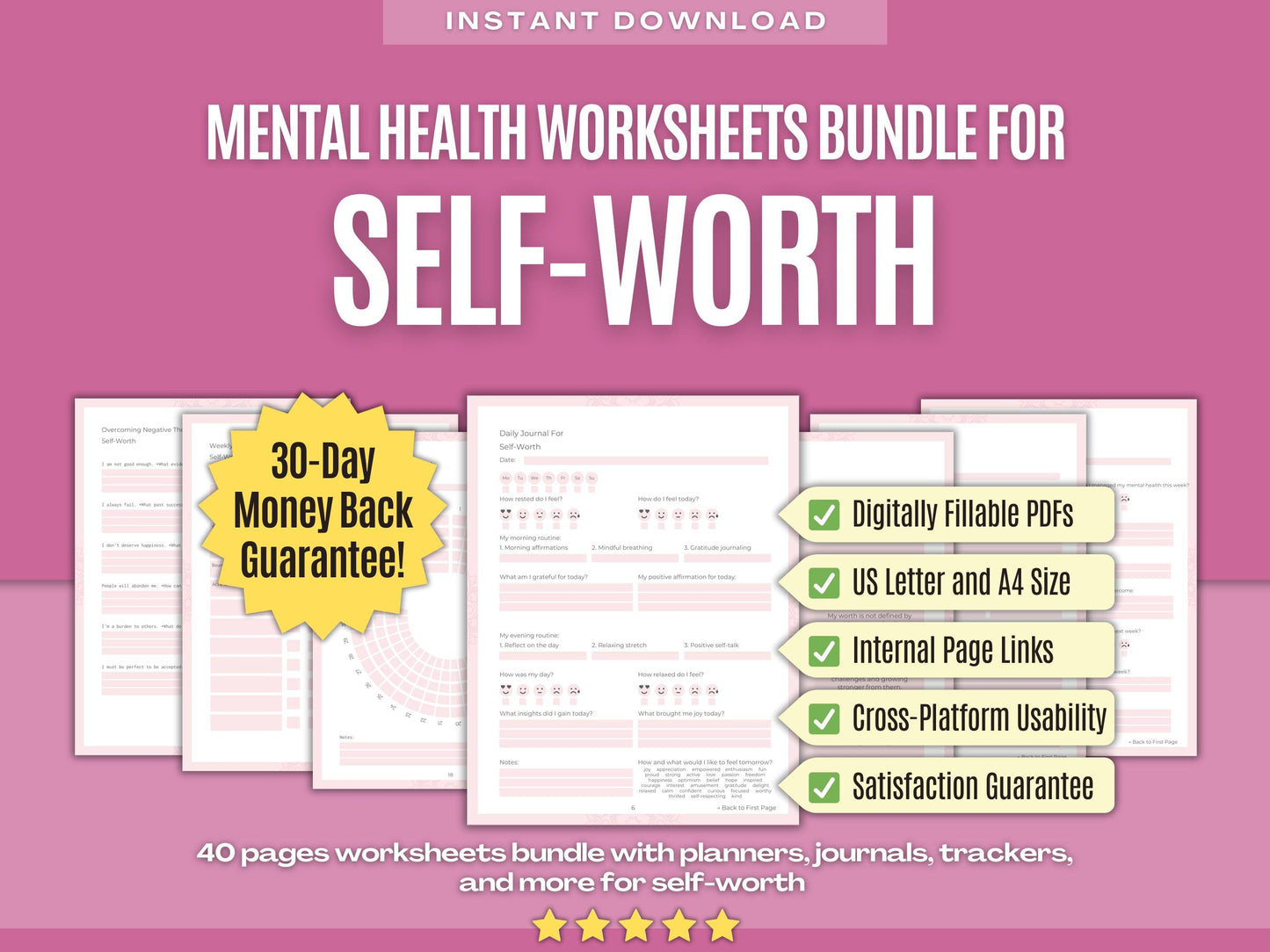 Mental Health Psychology Workbooks