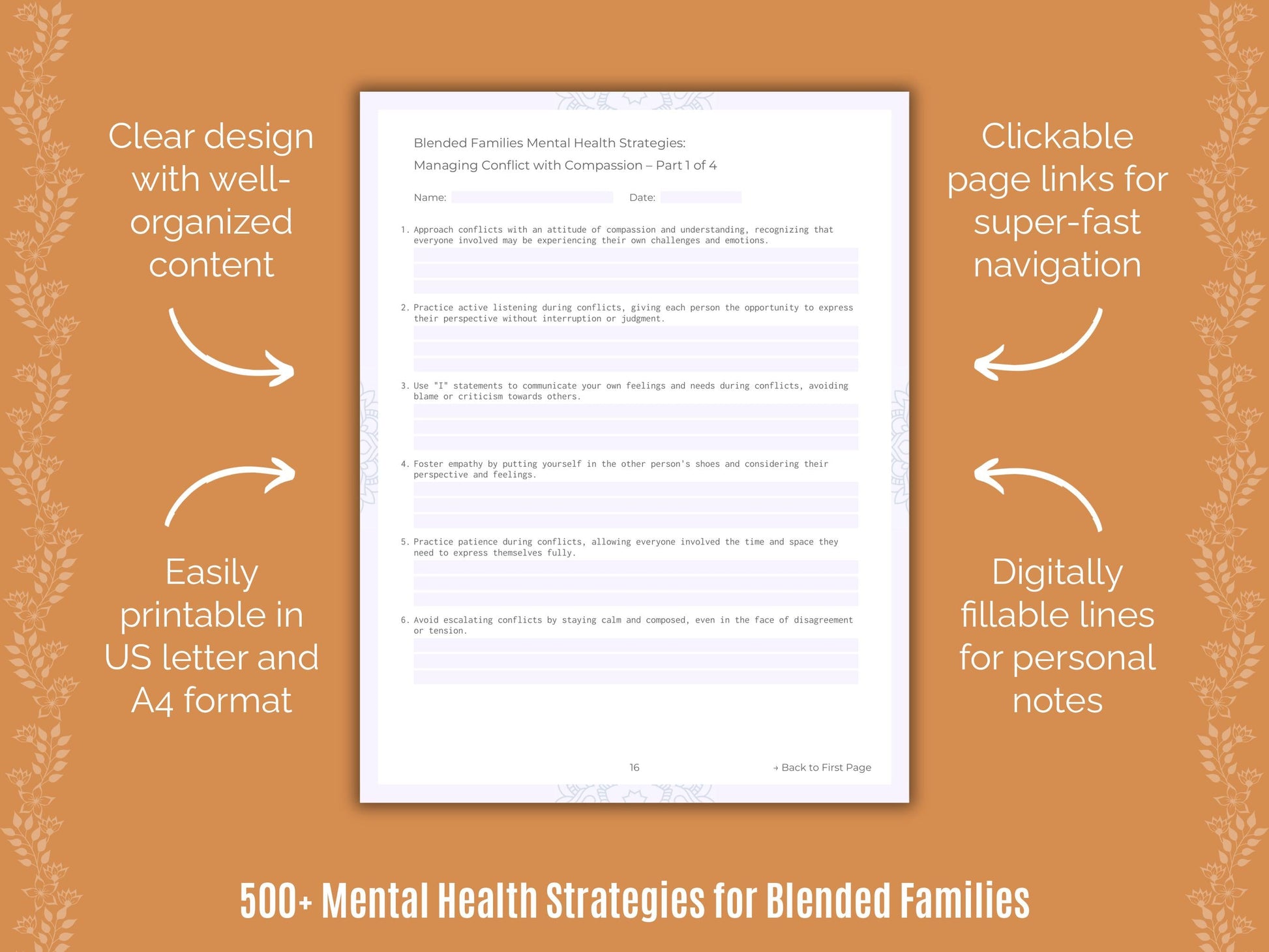 Blended Families Mental Health Counseling Templates