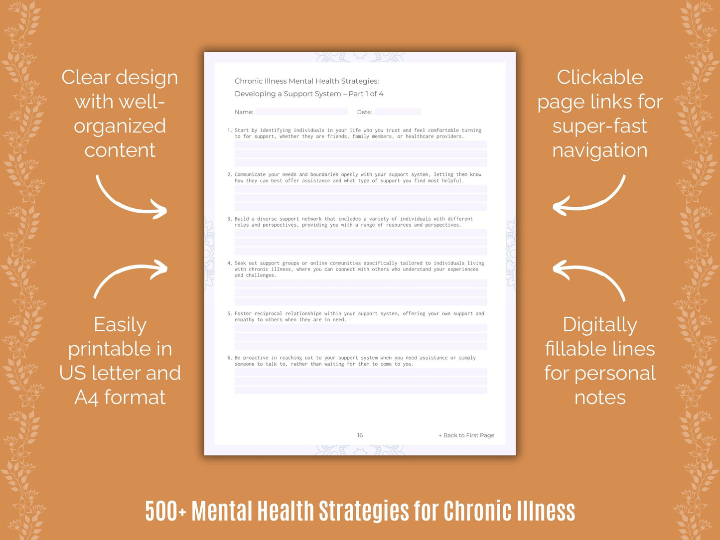 Chronic Illness Mental Health Counseling Templates