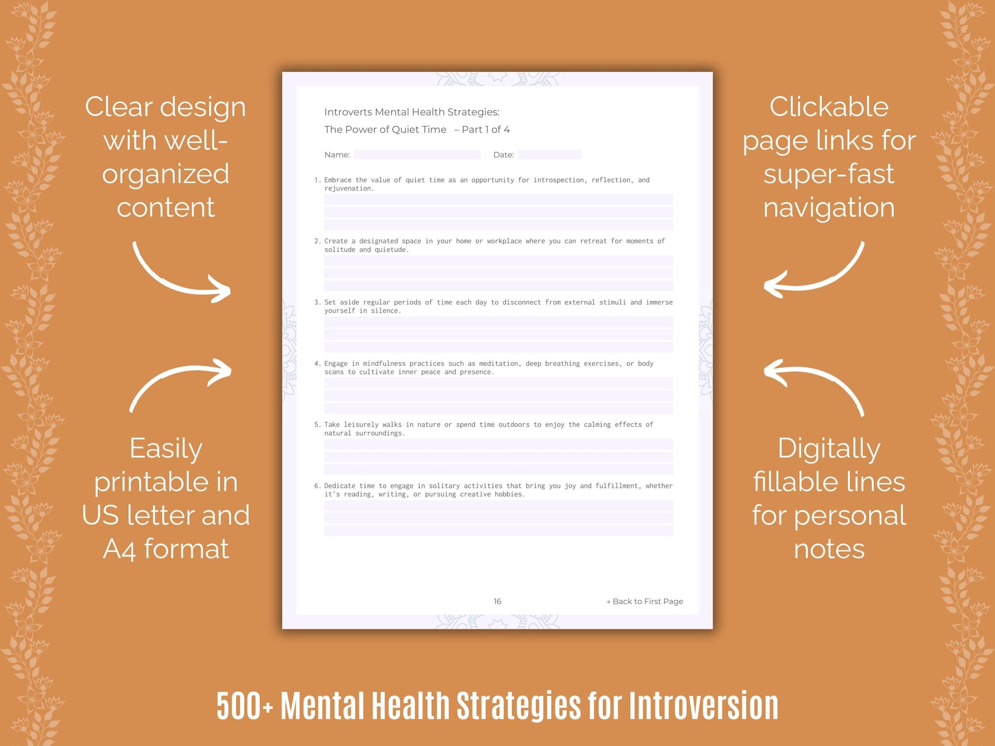 Introversion Mental Health Counseling Templates