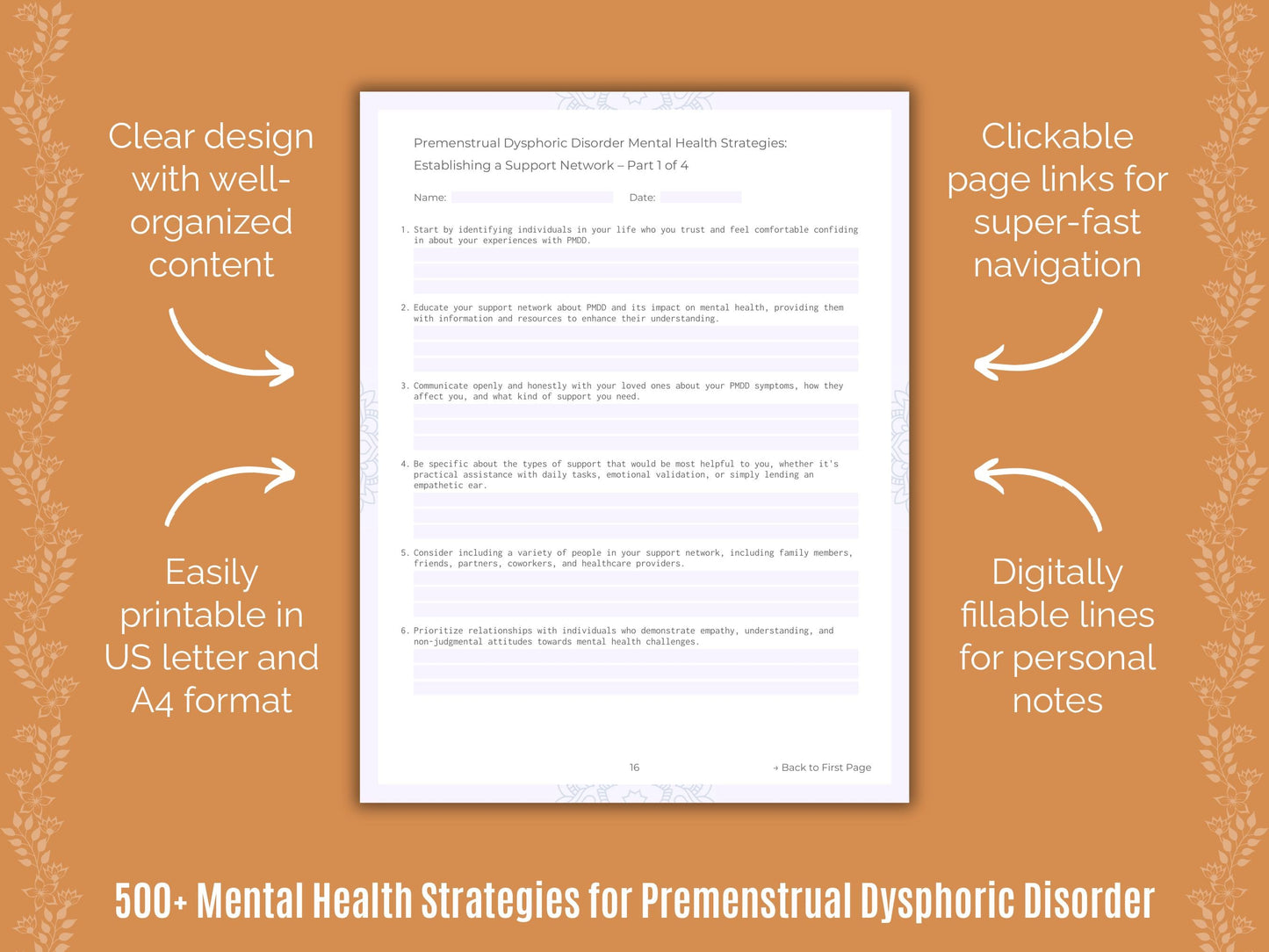 Premenstrual Dysphoric Disorder Mental Health Counseling Templates