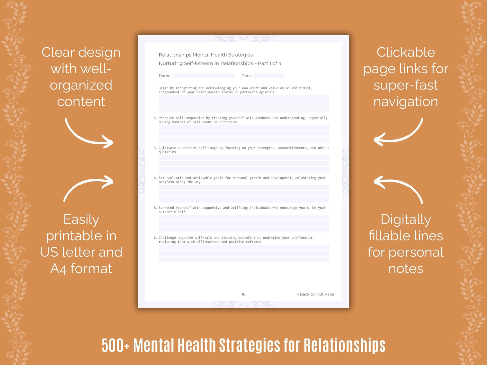 Relationships Mental Health Counseling Templates