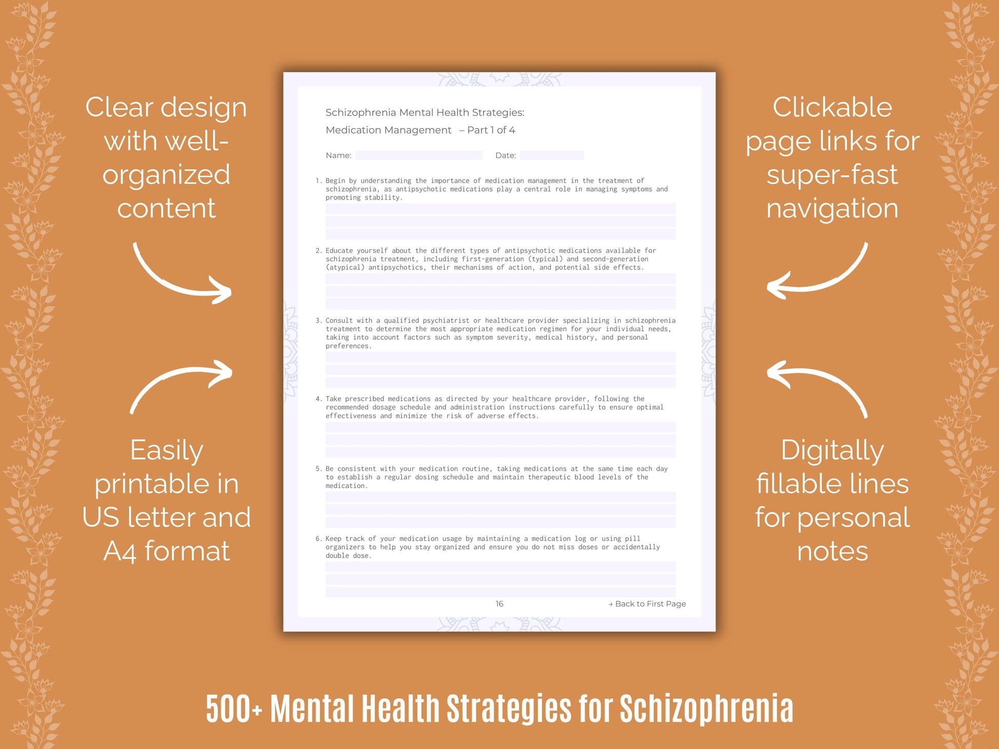 Schizophrenia Mental Health Counseling Templates