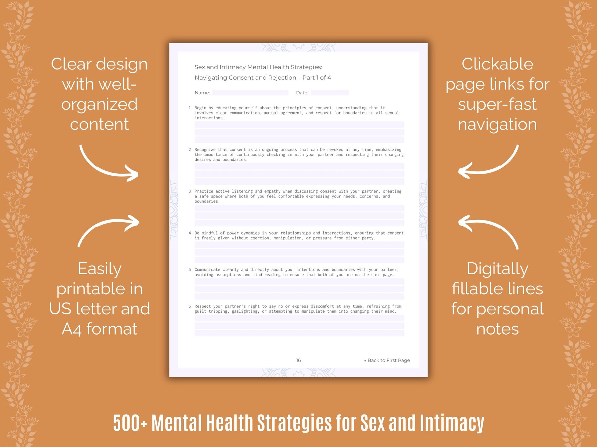 Sex and Intimacy Mental Health Counseling Templates