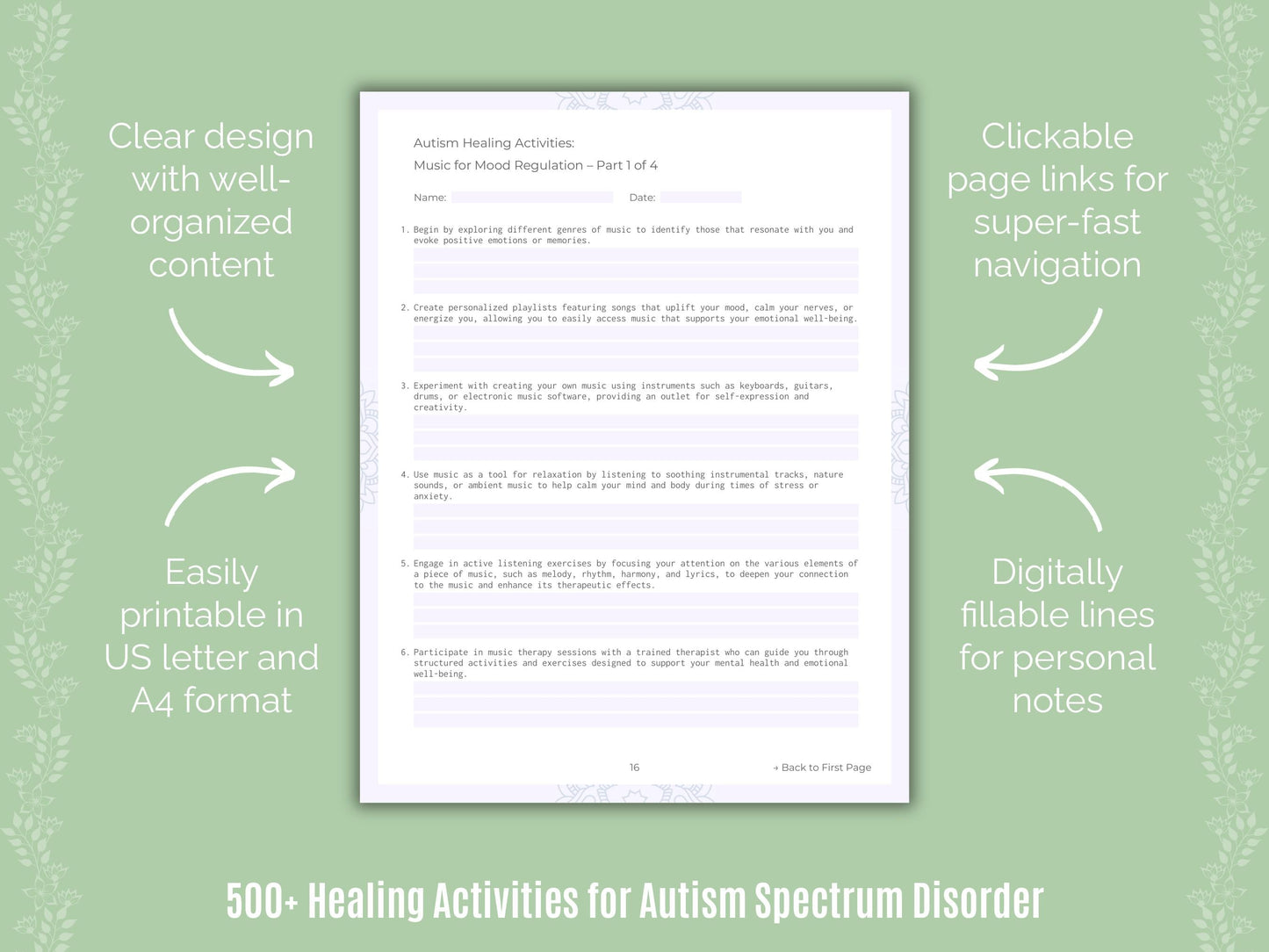 Autism Spectrum Disorder Mental Health Counseling Templates