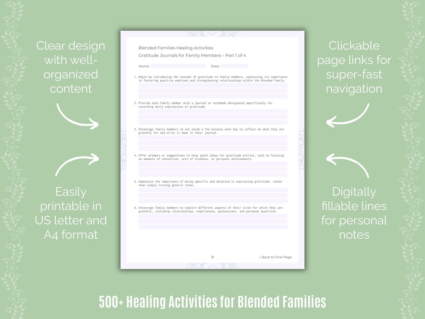 Blended Families Mental Health Counseling Templates