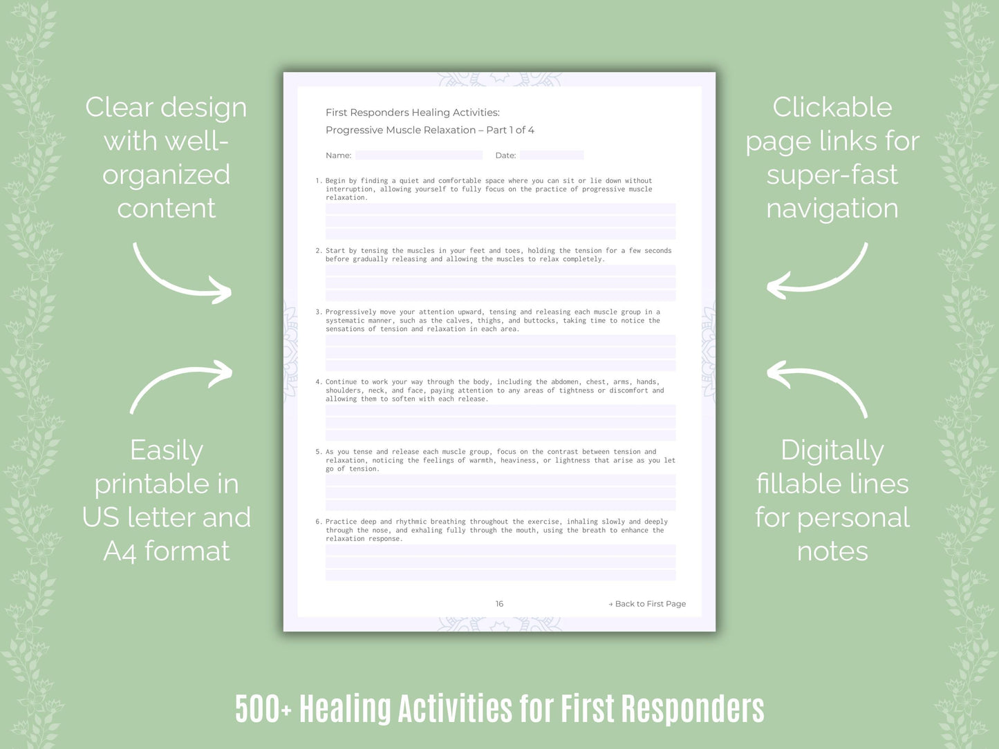 First Responders Mental Health Counseling Templates