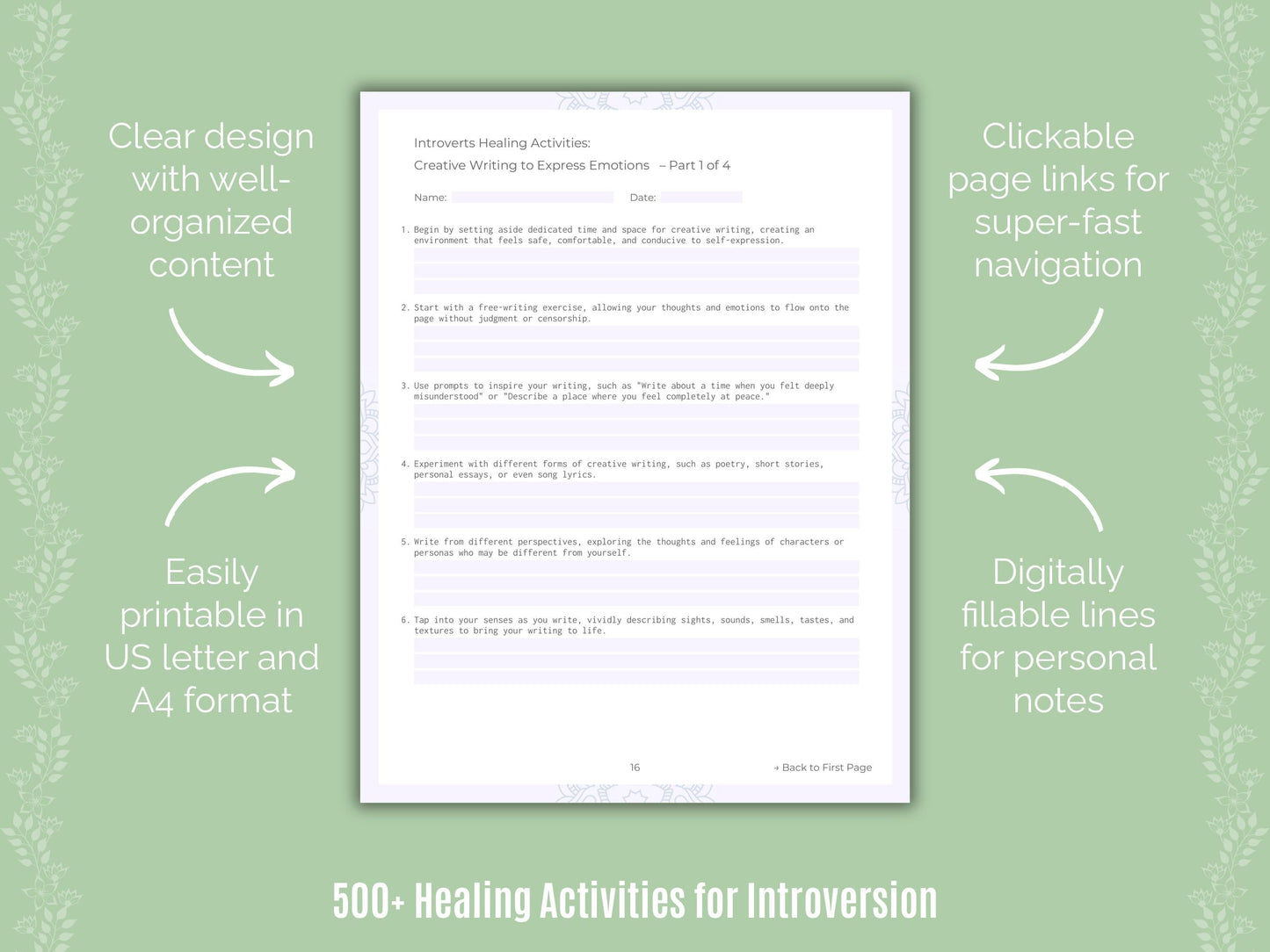 Introversion Mental Health Counseling Templates