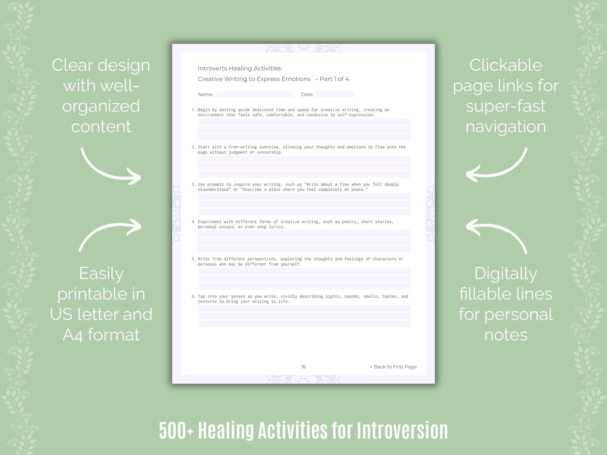 Introversion Mental Health Counseling Templates