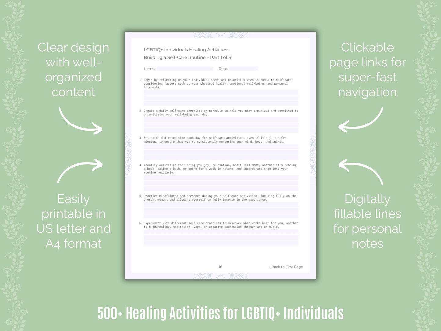 LGBTIQ+ Individuals Mental Health Counseling Templates