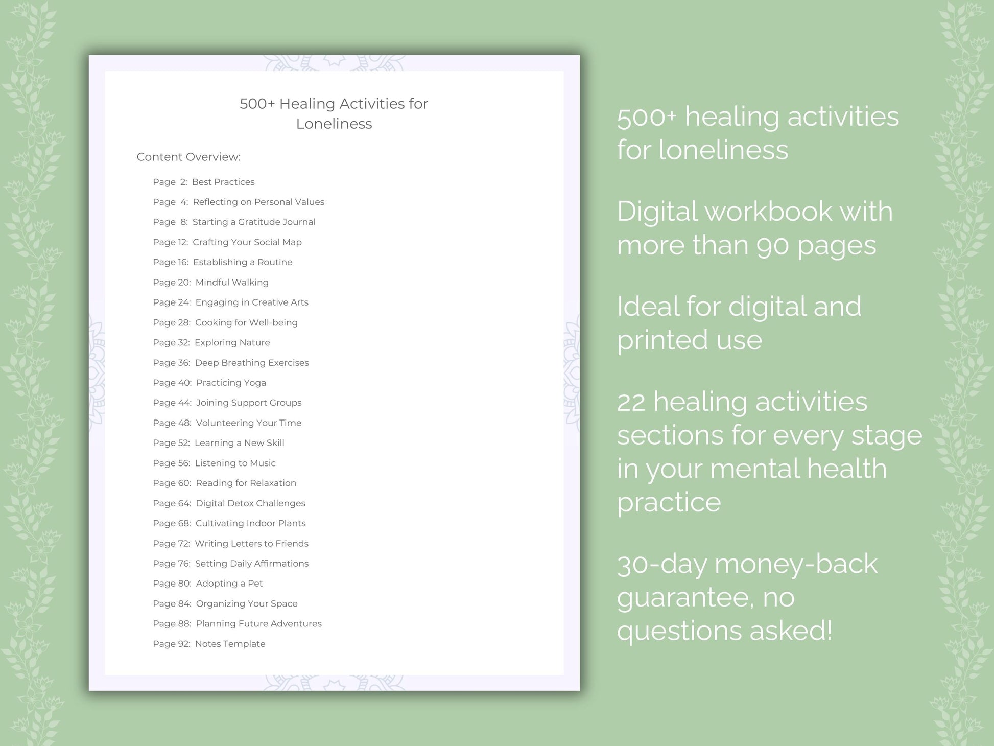 Loneliness Mental Health Therapist Worksheets