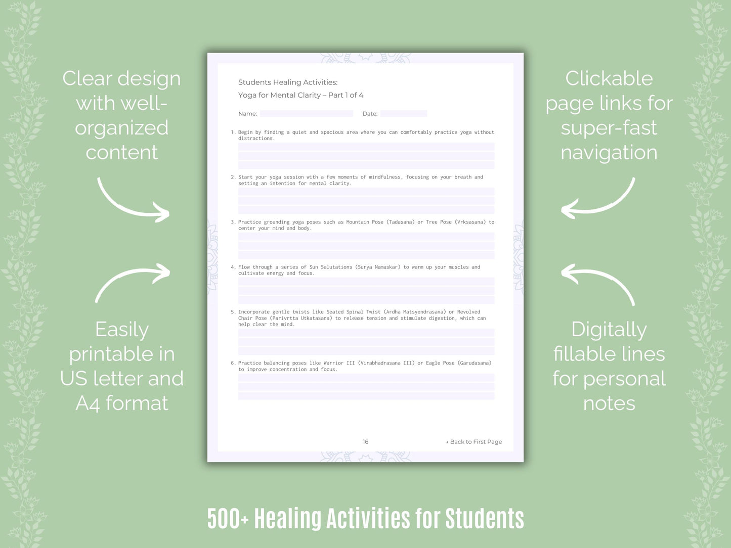 Students Mental Health Counseling Templates