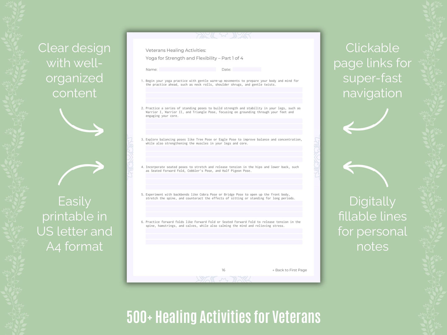 Veterans Mental Health Counseling Templates