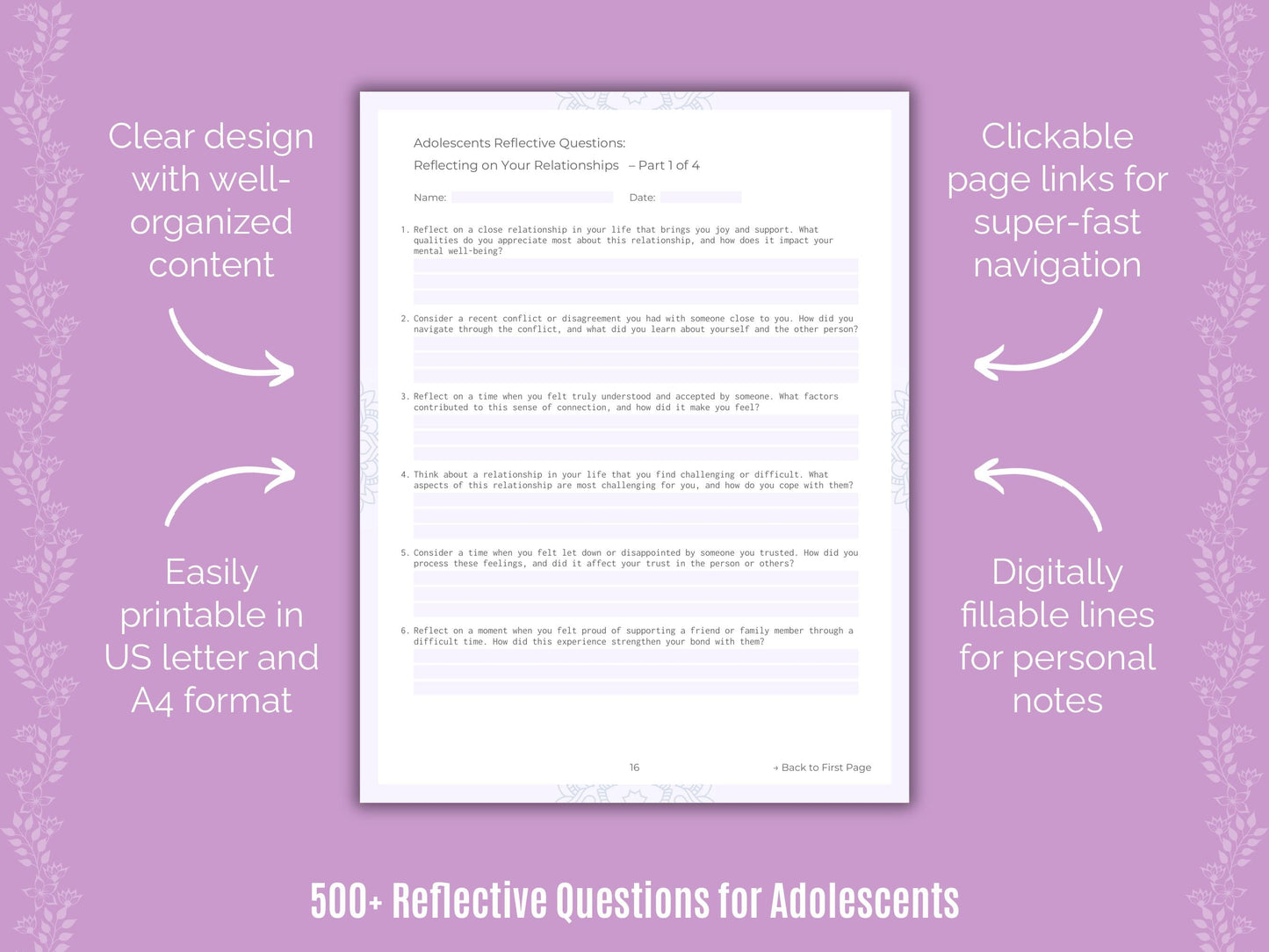 Adolescents Mental Health Counseling Templates