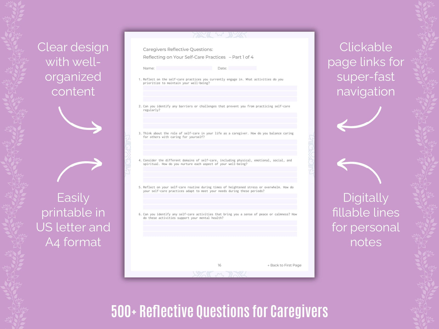 Caregivers Mental Health Counseling Templates