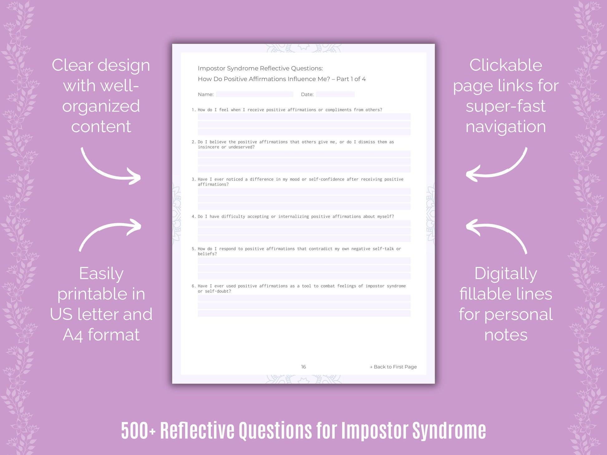 Impostor Syndrome Mental Health Counseling Templates