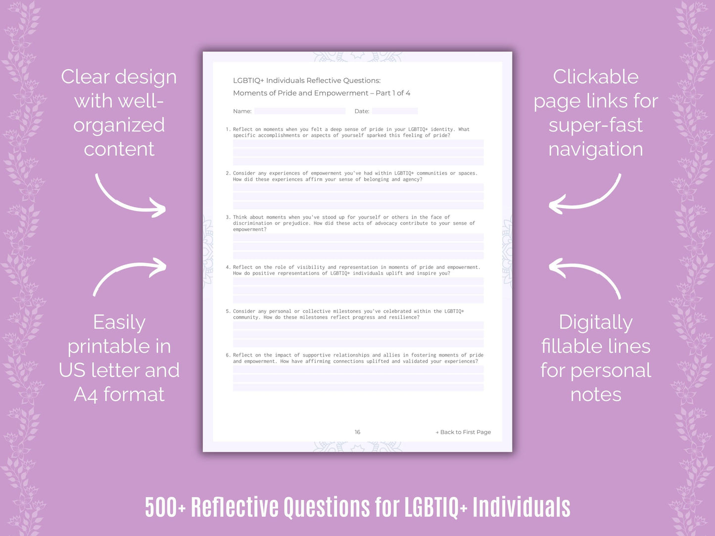 LGBTIQ+ Individuals Mental Health Counseling Templates