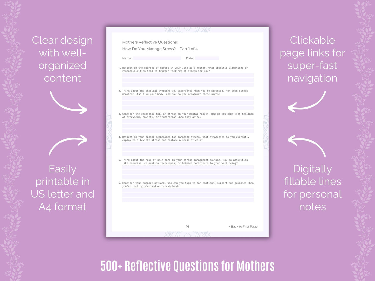 Mothers Mental Health Counseling Templates