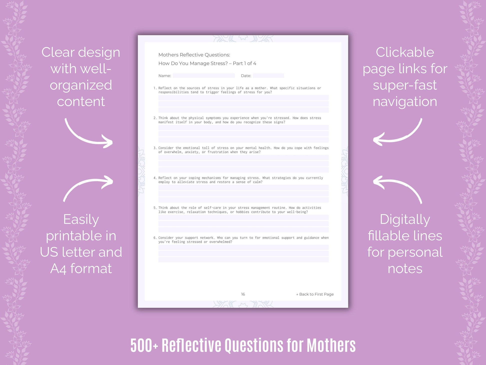 Mothers Mental Health Counseling Templates