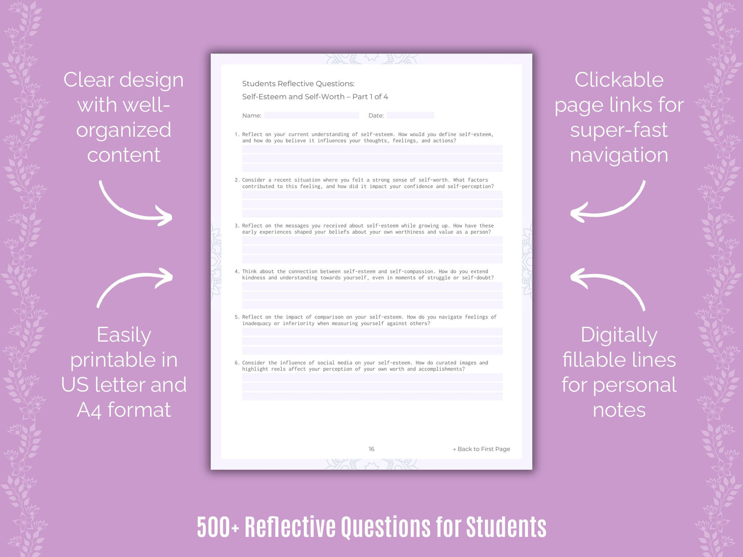 Students Mental Health Counseling Templates