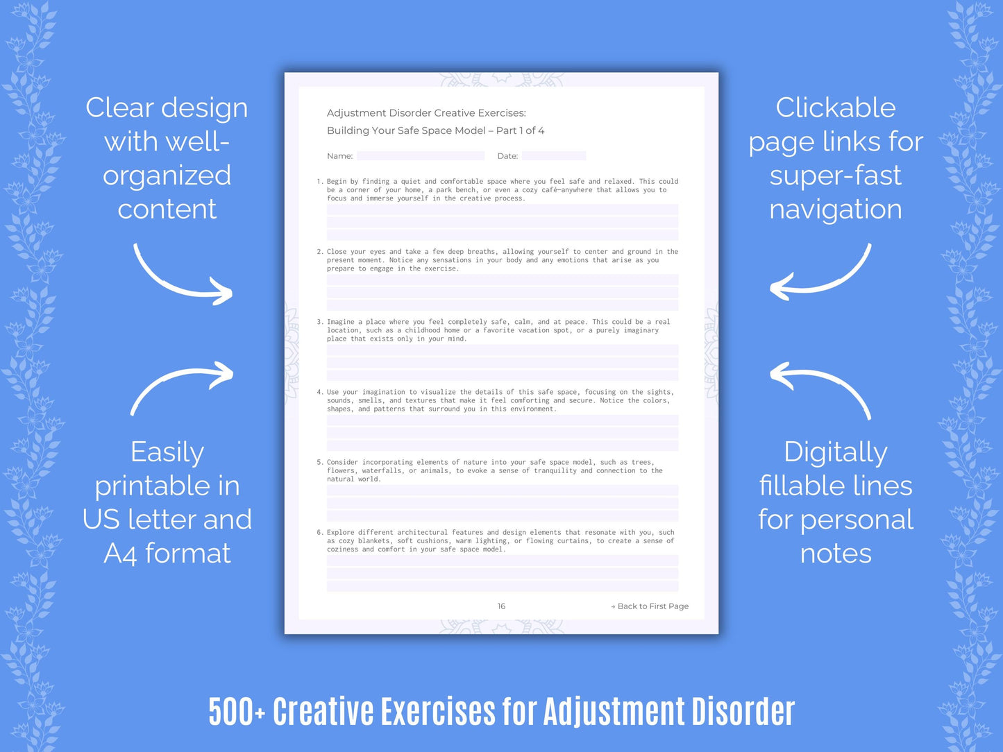 Adjustment Disorder Mental Health Counseling Templates