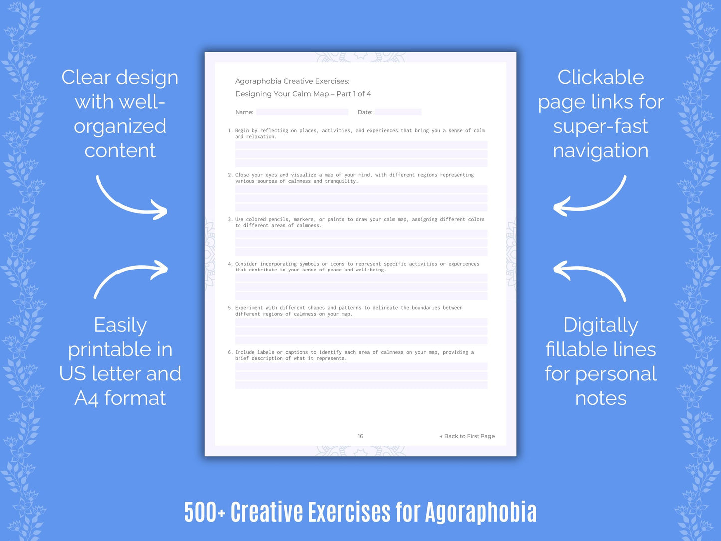 Agoraphobia Mental Health Counseling Templates