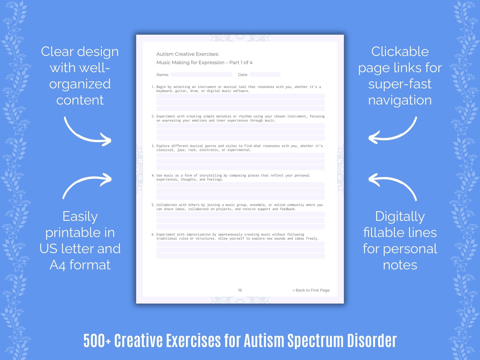 Autism Spectrum Disorder Mental Health Counseling Templates