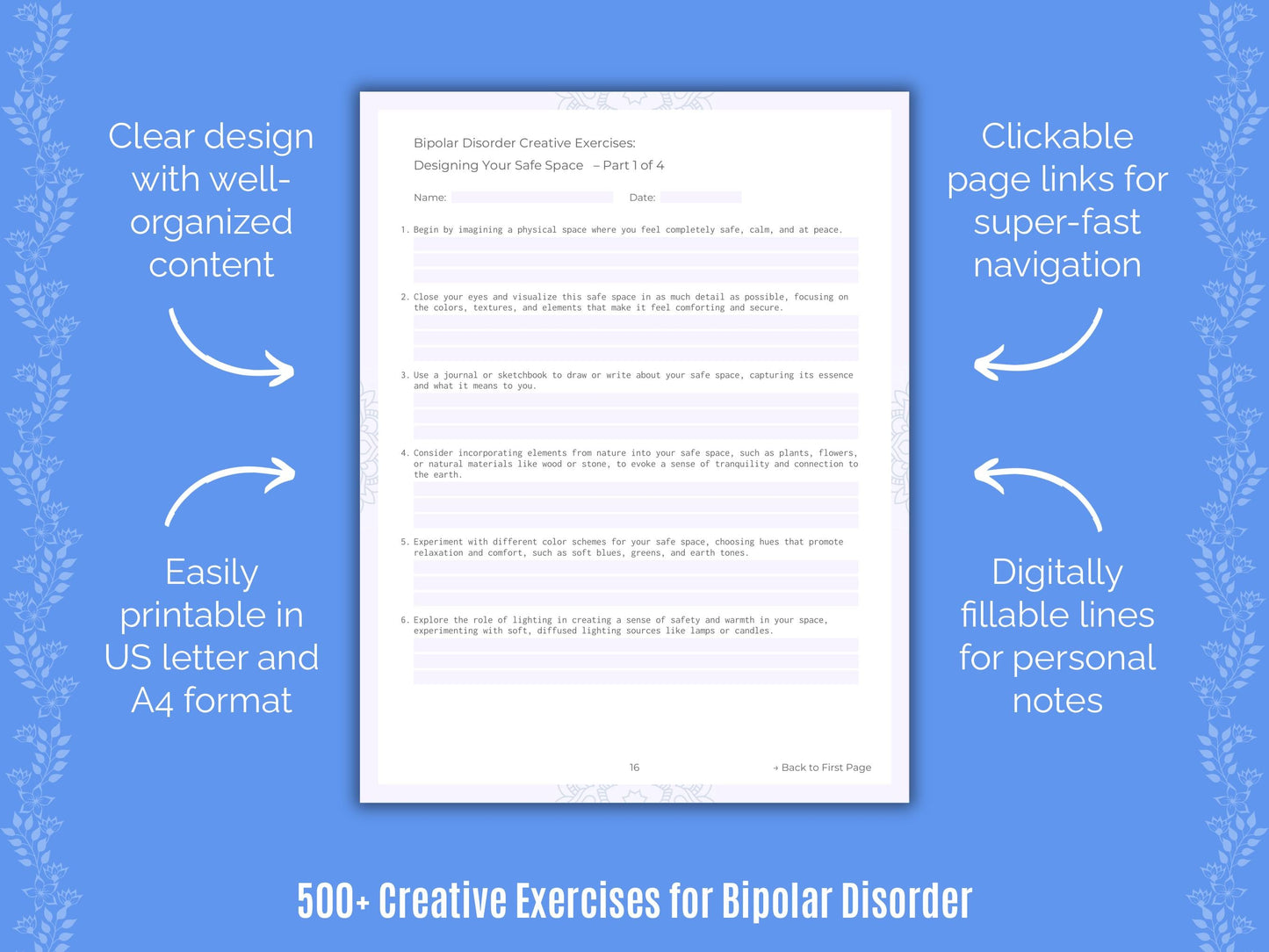 Bipolar Disorder Mental Health Counseling Templates