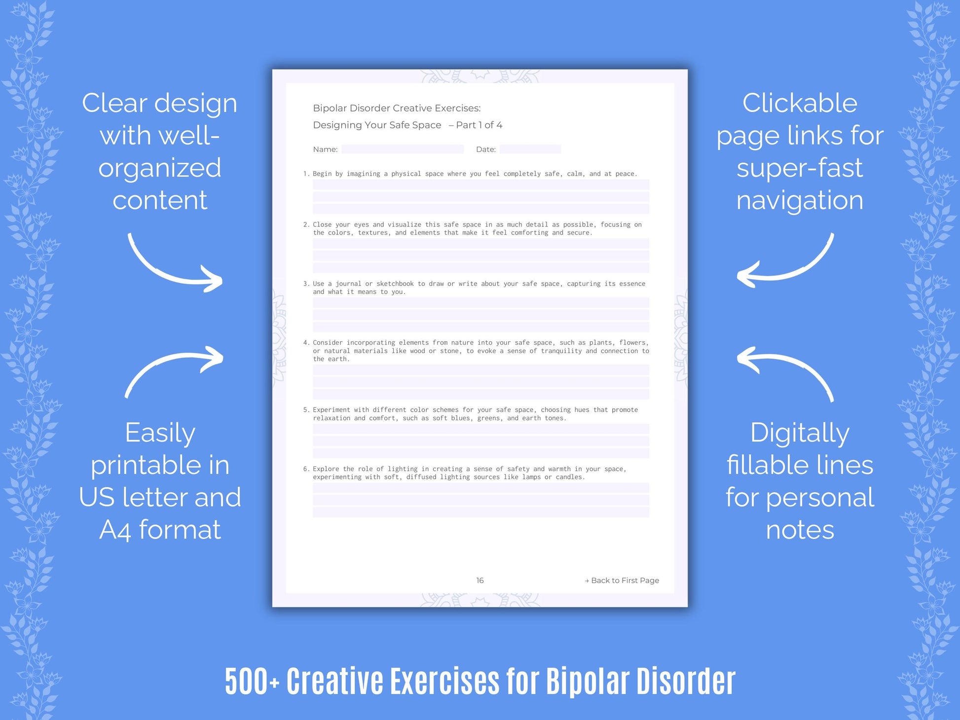 Bipolar Disorder Mental Health Counseling Templates