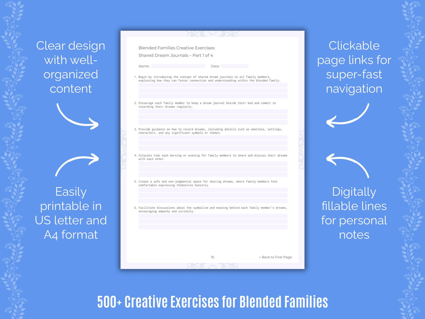 Blended Families Mental Health Counseling Templates