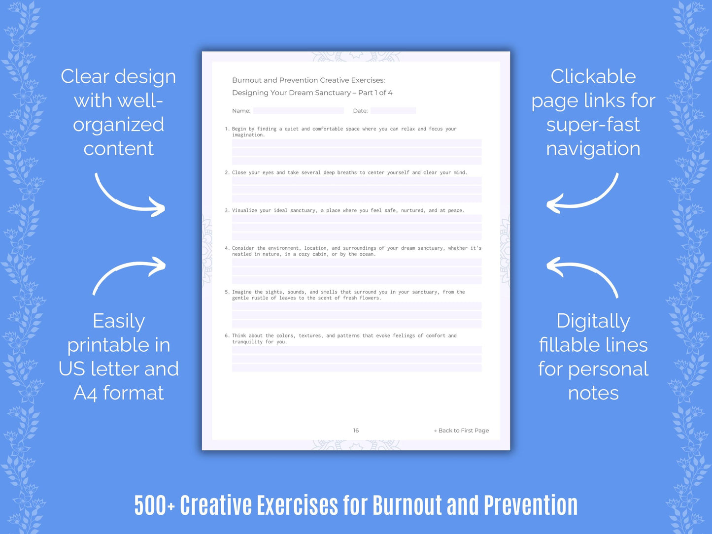 Burnout and Prevention Mental Health Counseling Templates