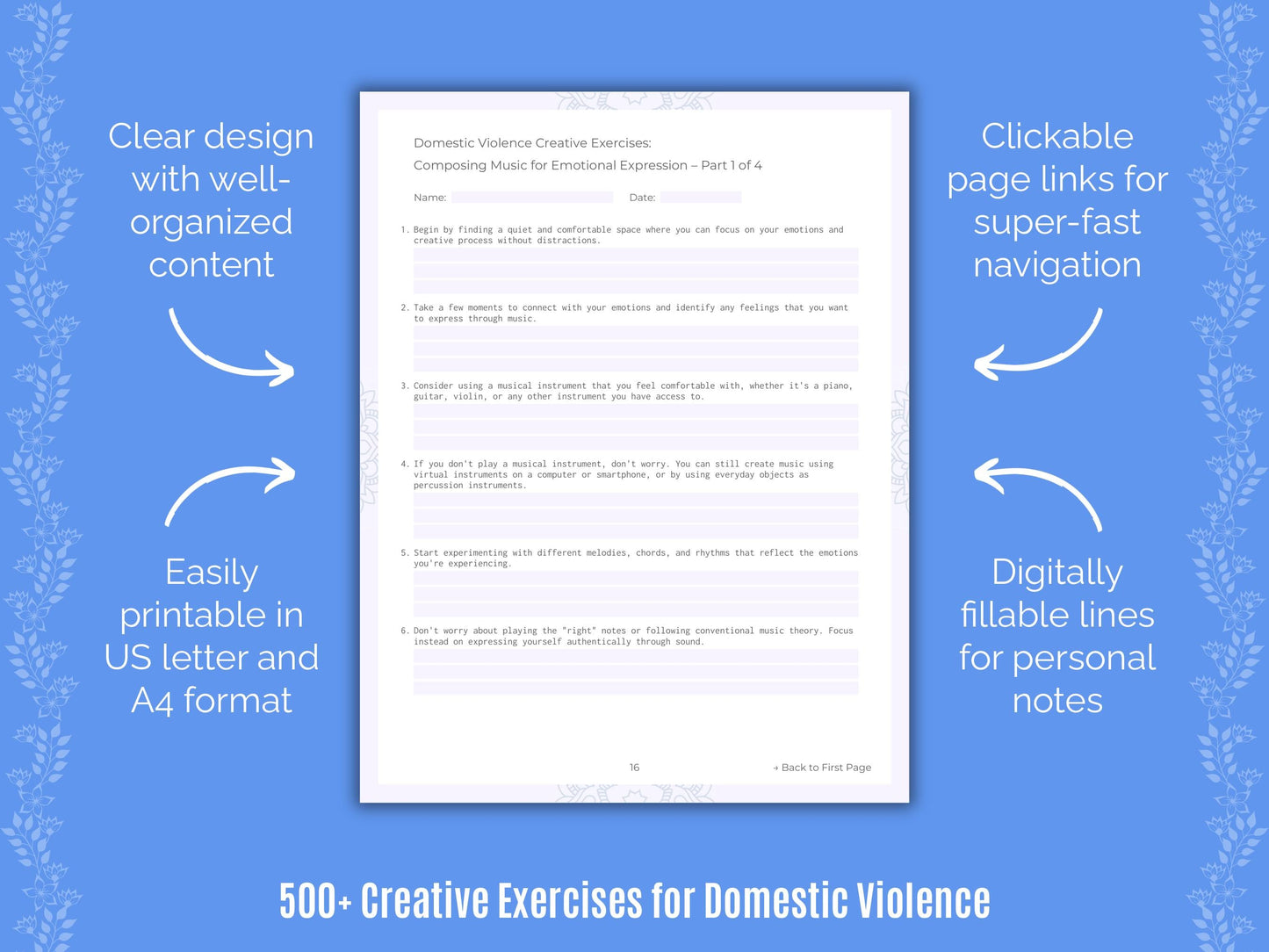 Domestic Violence Mental Health Counseling Templates