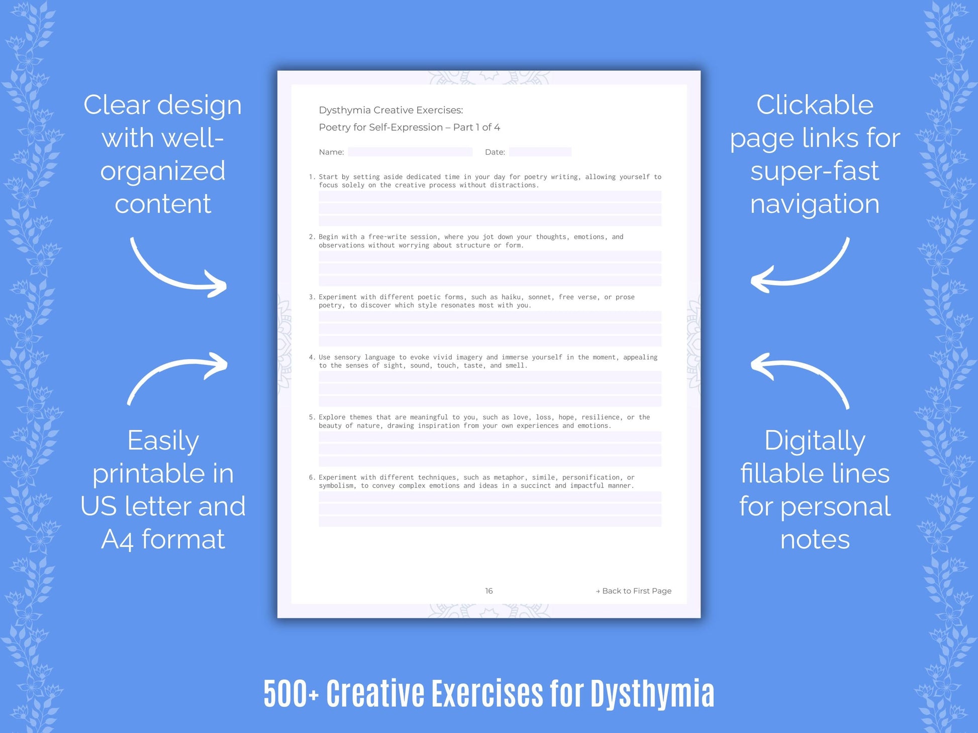 Dysthymia Mental Health Counseling Templates