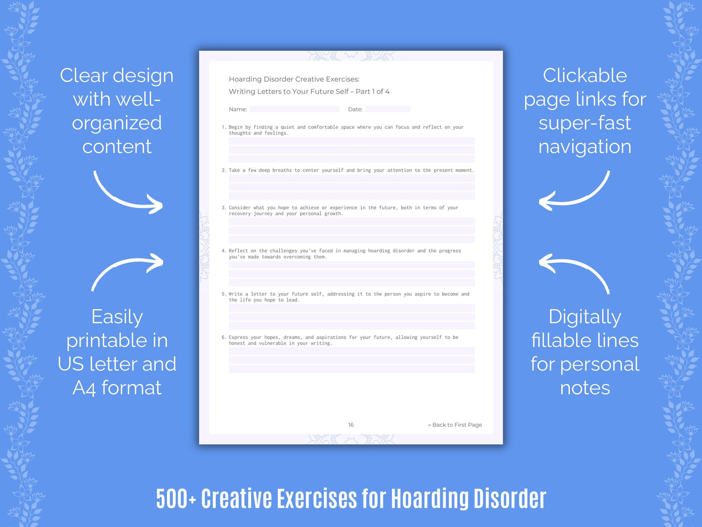 Hoarding Disorder Mental Health Counseling Templates