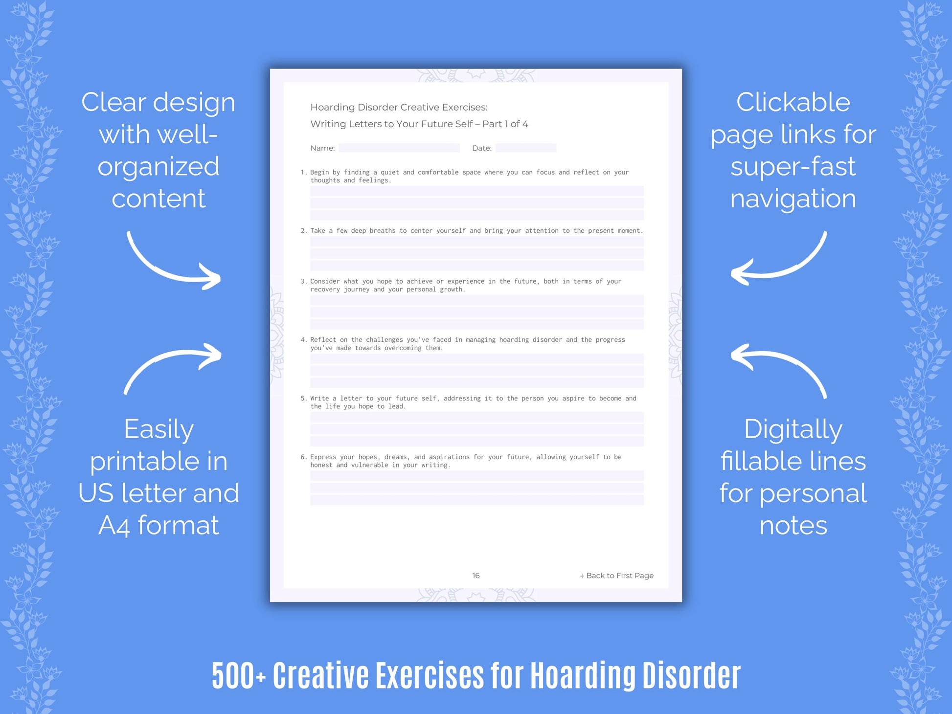 Hoarding Disorder Mental Health Counseling Templates