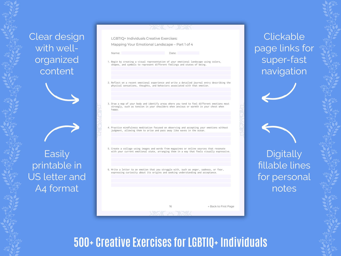 LGBTIQ+ Individuals Mental Health Counseling Templates